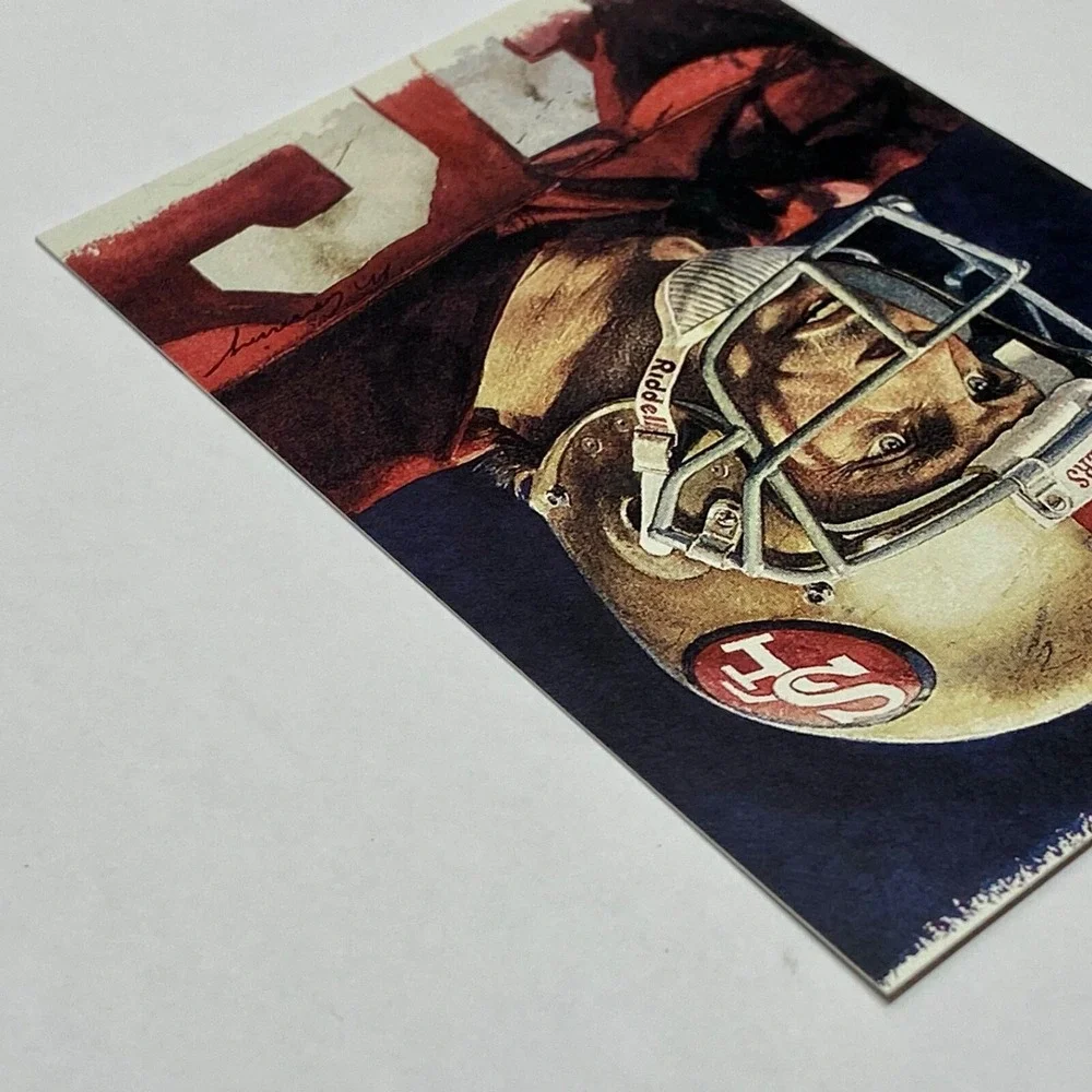 1991 Pro Set Joe Montana Quarterback 49ERS All NFC Team Official‎ NFL Card #387